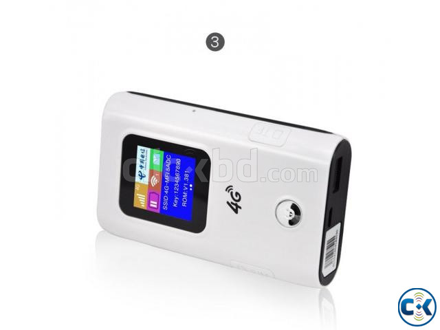 4G Wifi Pocket Router 6000mAH Power Bank With Sim Card Slot large image 1