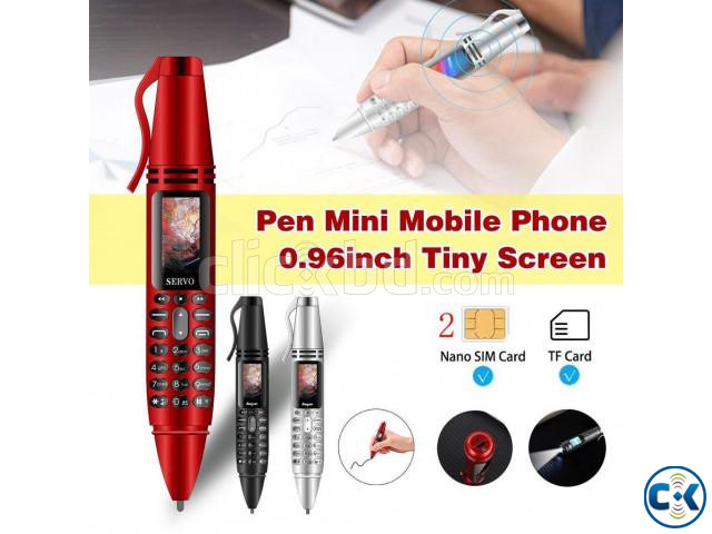 Cell Phone Dual SIM Card GSM Pen Shaped Mobile mini Phone large image 2