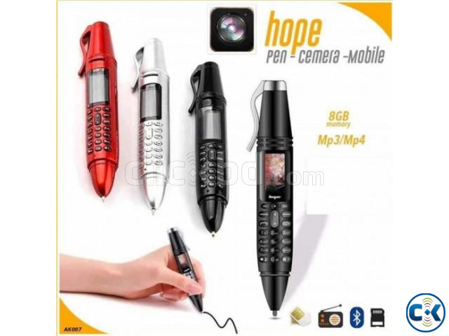 Cell Phone Dual SIM Card GSM Pen Shaped Mobile mini Phone large image 0