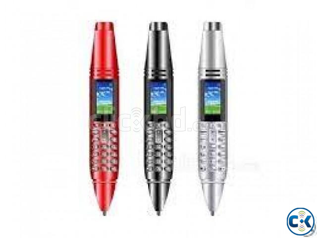 Cell Phone Dual SIM Card GSM Pen Shaped Mobile mini Phone large image 0