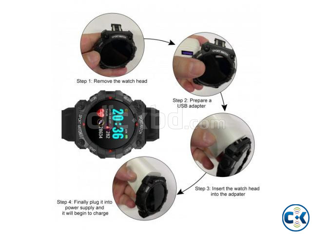 FD68 Smartwatch Bracelet Waterproof Sport Smart Band large image 2
