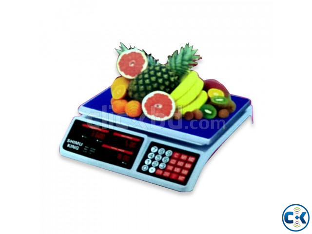 King Digital Weight Scale 45kg Rechargeable large image 0