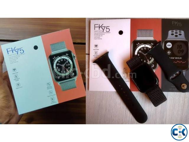 FK75 Smart watch 1.75 Inch Bluetooth Call Waterproof Dual Be large image 1