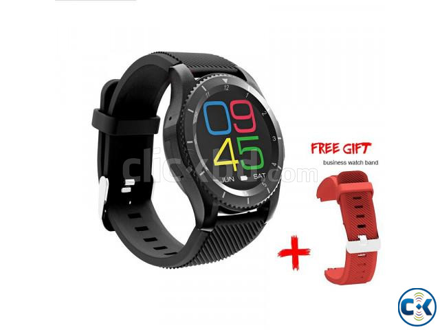 G8 Smart watch Single Sim Call Message Full Touch Dual Belt large image 0