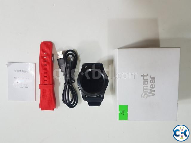 G8 Smart watch Single Sim Call Message Full Touch Dual Belt large image 2