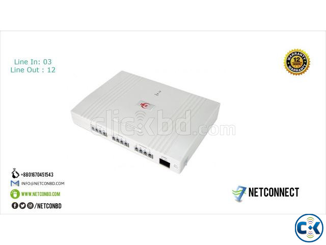 12 Port PABX-Intercom System for Office and Apartment large image 0