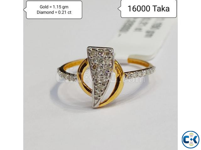 Diamond with Gold Ring 50 OFF large image 0