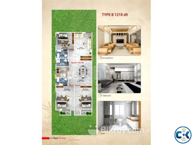1100 SFT Luxury Apartment Sale at 10 min distance from Moham large image 3