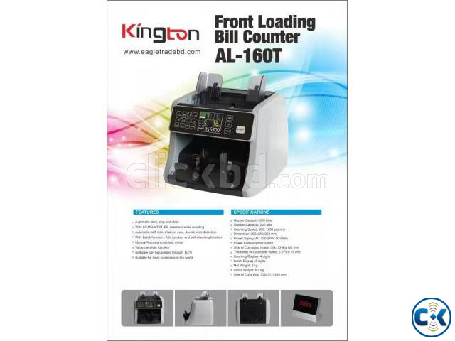KINGTON AL 160T front loading Money Counting Machine large image 0