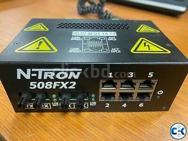 N-Tron 508FX2-A Process Control Ethernet Switch by Red Lion large image 0