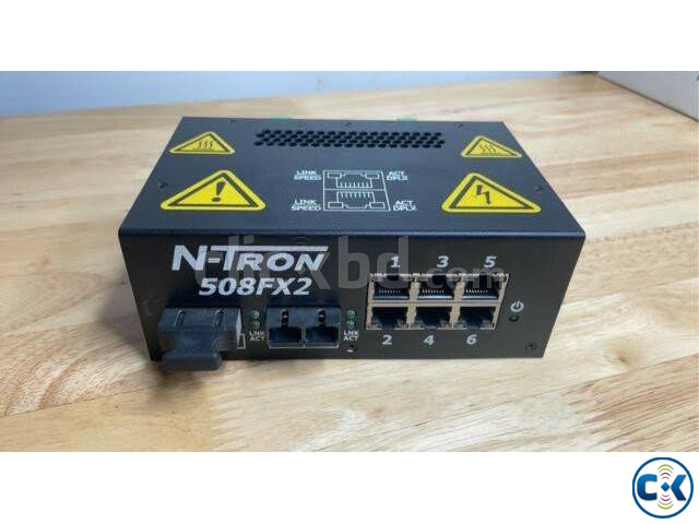 N-Tron 508FX2-A Process Control Ethernet Switch by Red Lion large image 1