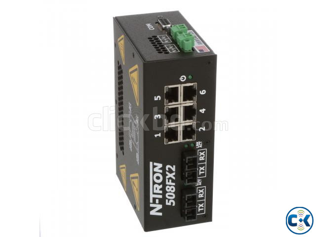 N-Tron 508FX2-A Process Control Ethernet Switch by Red Lion large image 3
