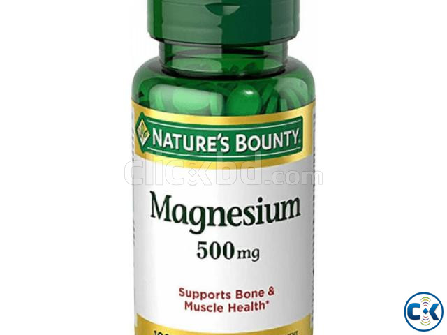 Nature s Bounty Magnesium 500mg large image 0