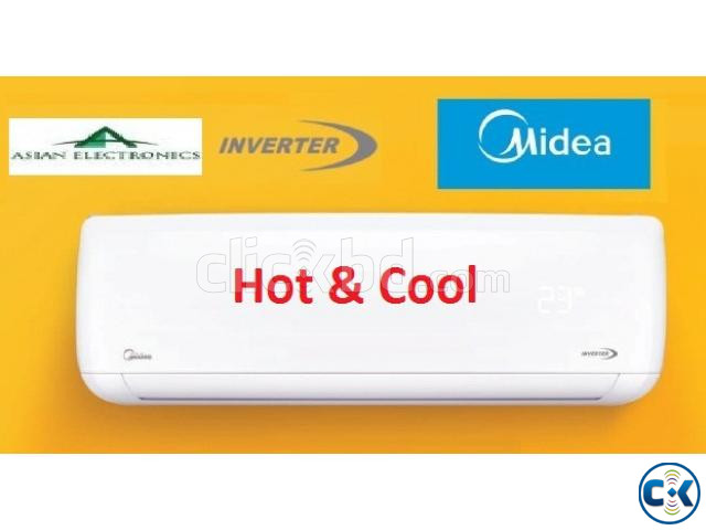 Inverter 1.0 Ton Midea Hot And Cool AC large image 0