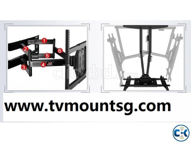 NB SP5 50 x 90 Wall Mount TV Stand PRICE IN BD large image 1