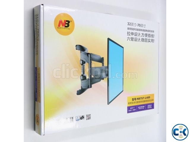 NB 757-L400 DF600 North Bayou 40 to 65 Inch TV Wall Bracket large image 3
