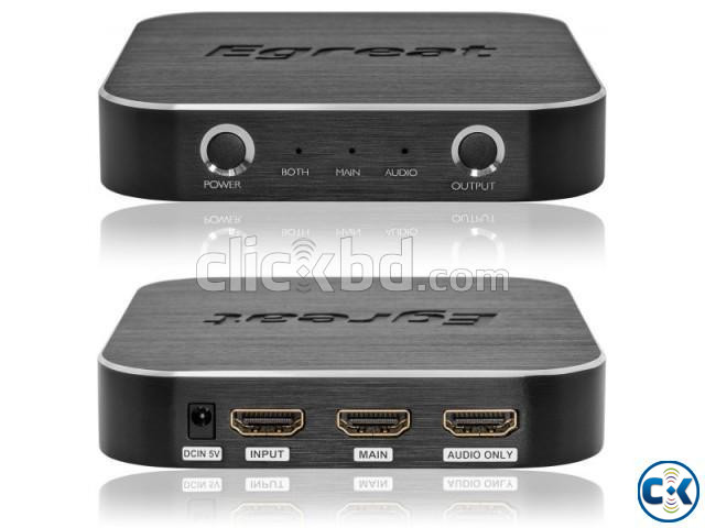 Egreat H10 audio video Ultra-HD 4K splitter large image 0