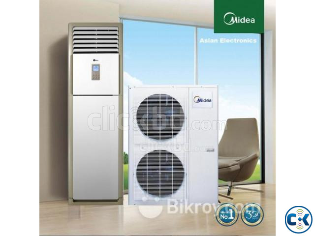 Floor Stand air conditioner Midea 5 Ton bd price large image 1