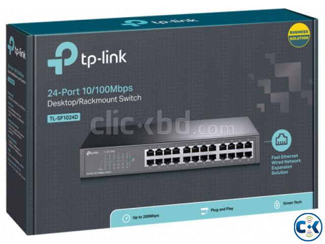 TP-Link TL-SF1024D 24-Port Desktop Rackmount Switch large image 0