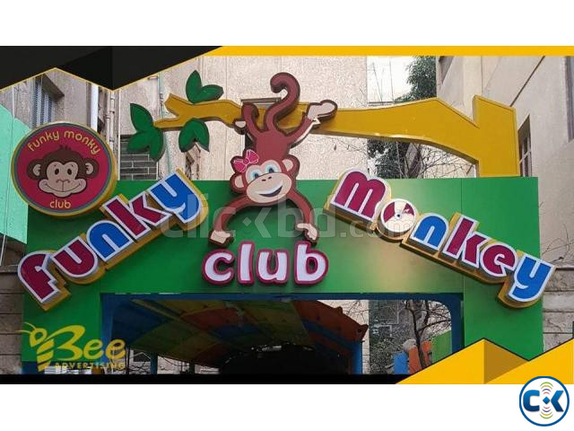 3D LED Latter Signboard making Digital Printing large image 3