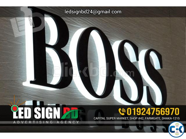 Led SS Top Letter Signage The Best Price in Bangladesh with large image 0