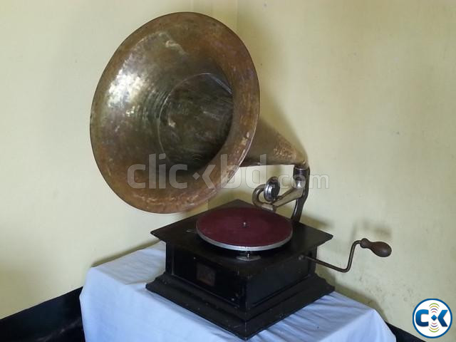 Antique Gramophone কলের গান HMV 78RPM large image 0