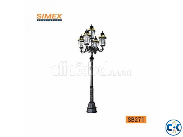 Cast Iron and Aluminum Decorative Street Lamp Pole large image 0