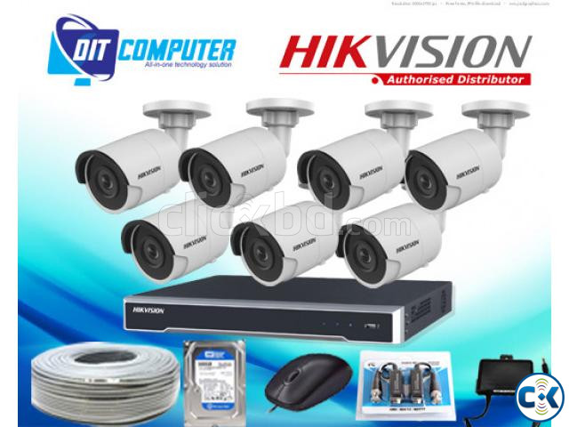HIKVISION 7 PCS CCTV CAMERA FULL PACKAGE large image 0