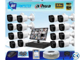 Big offer dahua 32 pcs cctv camera 2mp HD 17 monitor full