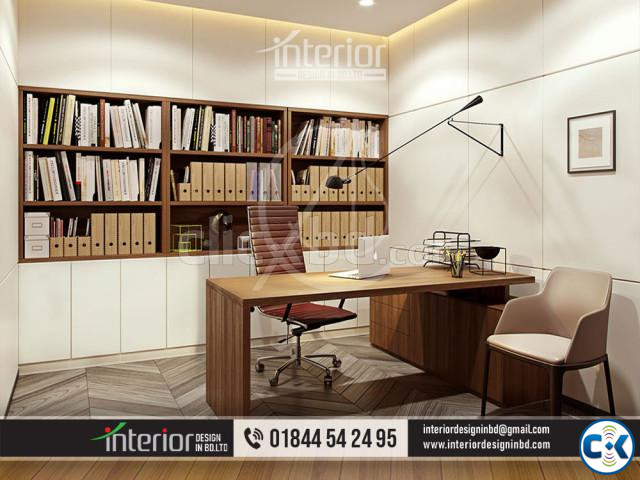 Office meeting room design. large image 1