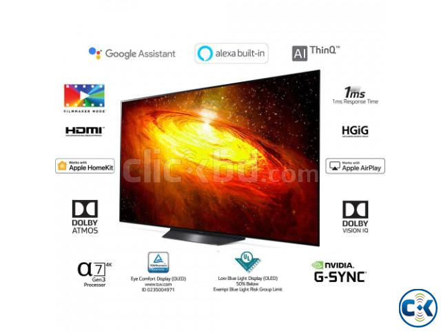 LG 65 BX OLED Cinema HDR Smart UHD TV with AI ThinQ large image 0