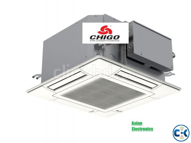 5.0 Ton Chigo 60000 BTU Cassette Ceiling type AC large image 4