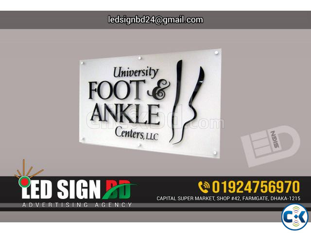 Glass Nameplate Best Price in Bangladesh. large image 2
