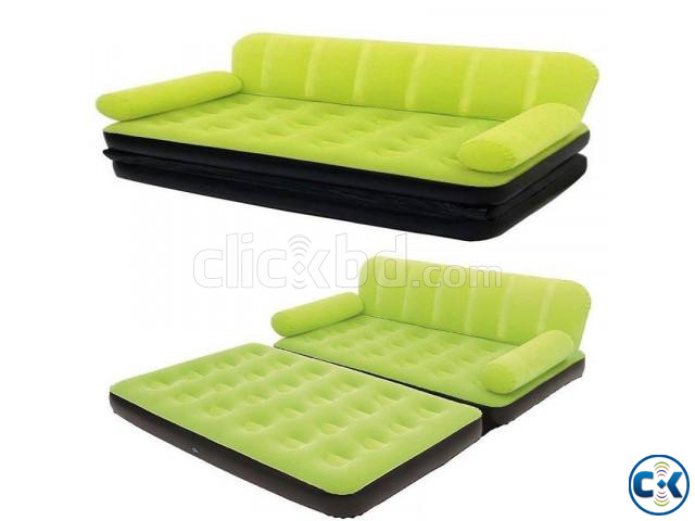 BESTWAY Double Air Bed Cum Sofa large image 1