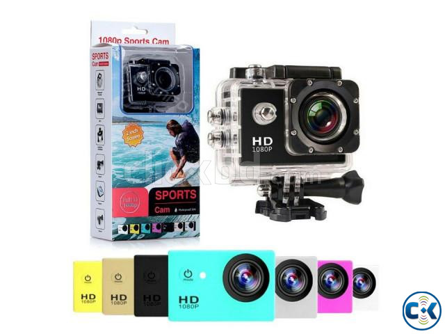 Full HD 1080P Waterproof Sports Action Camera large image 1