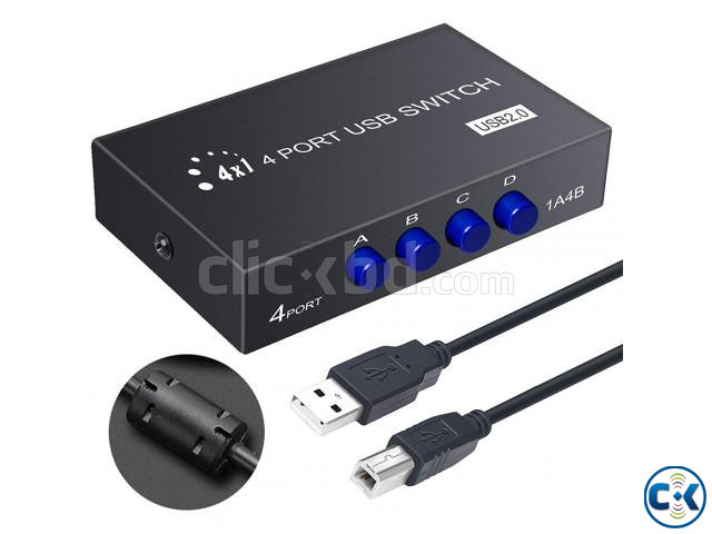 China USB 2.0 Switch 4 Port USB Switch Model 1A4B large image 2