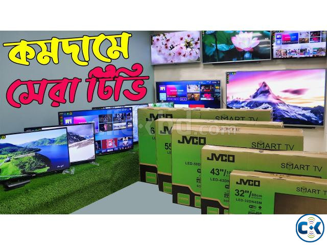 JVCO 50 Smart TV Fiver Body 4K Google Assistance Voice Con large image 0