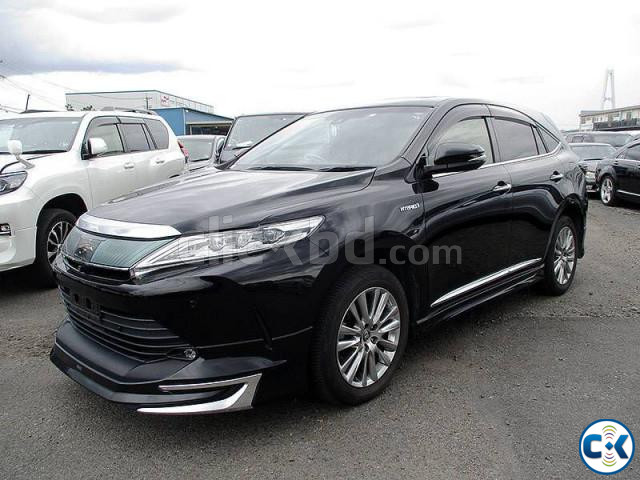 Harrier Hybrid 2018 Progress Advance Premium Black Color large image 0