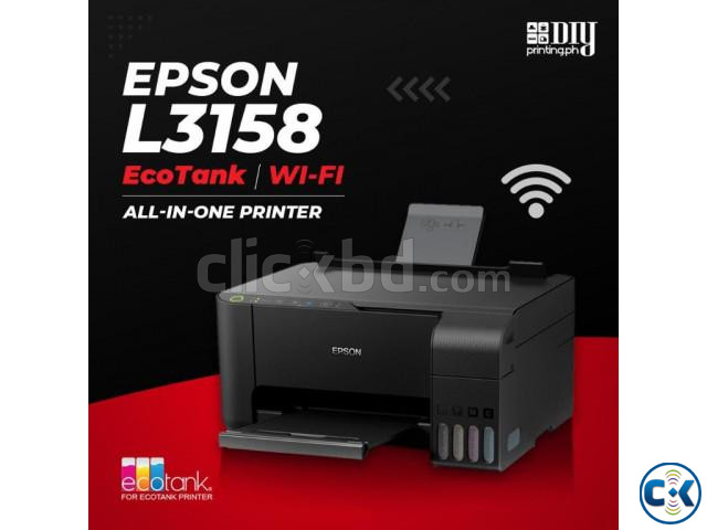 Epson EcoTank L3158 Wi-Fi Multifunction InkTank Printer large image 3