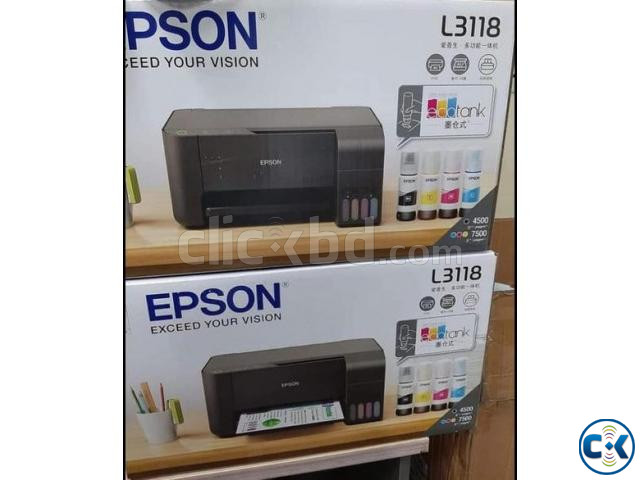Epson L3118 Multifunction 4-Color Ink Tank Printer large image 1