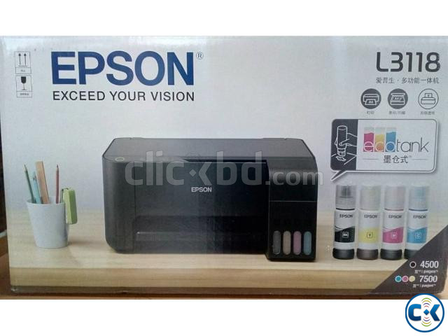Epson L3118 Multifunction 4-Color Ink Tank Printer large image 3