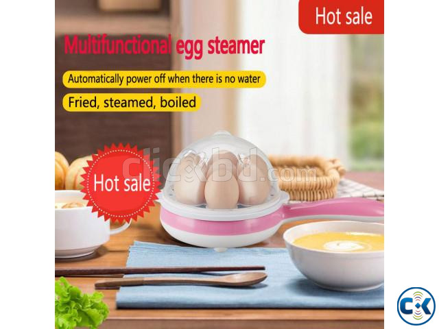 Multi-function Mini Electric Non-stick Frying and Egg Boiler large image 0