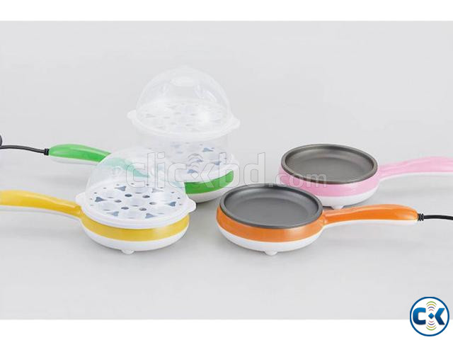 Multi-function Mini Electric Non-stick Frying and Egg Boiler large image 1