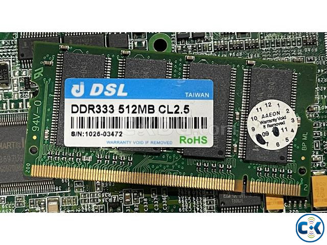 DSL DDR333 512 SD RAM for mini pc Made in Taiwan. large image 0