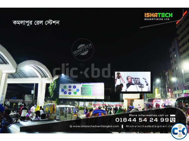 Digital Billboard Moving Display Moving Video Led Billboar large image 4