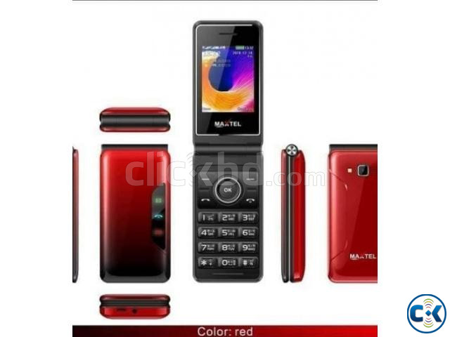 Maxtel Max 13 Folding Phone Dual Sim Wireless FM Mp3 Mp4 Pla large image 1