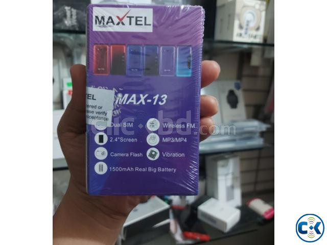 Maxtel Max 13 Folding Phone Dual Sim Wireless FM Mp3 Mp4 Pla large image 2