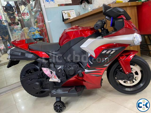 Baby Motor Bike R6 with Rubber Wheel and Leather Seat large image 0