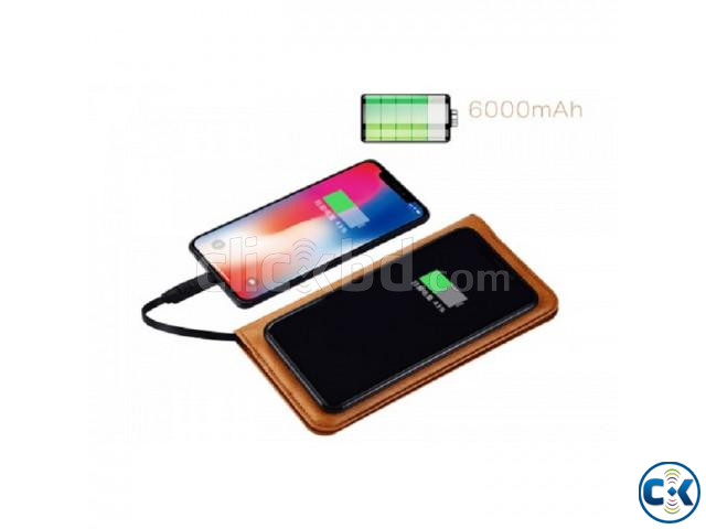 Zhuse Star River Series 3 Wireless Power Bank Leather Wallet large image 2