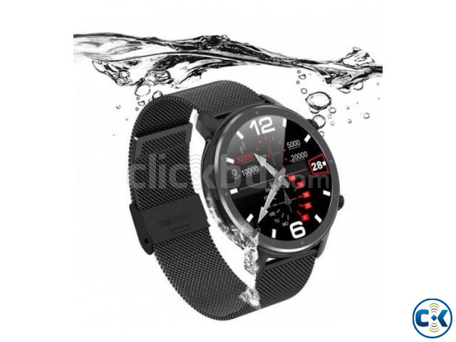 Microwear L11 Smartwatch Waterproof Metal Strip large image 1